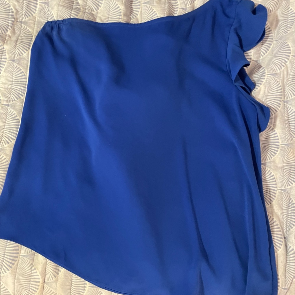 Naked Zebra one-shoulder top